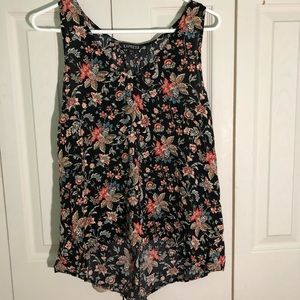 Express floral tank top